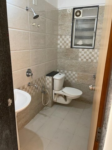 Bathroom in 2 BHK Apartment at Sukhwani Dynasty, Wakad – for Rent