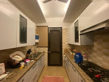 Kitchen in 3 BHK Builder Floor at BPTP Parkland, Sector 75 – for Sale
