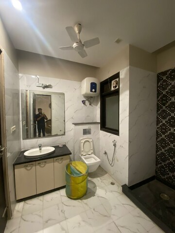 Bathroom in 3 BHK Builder Floor at BPTP Parkland, Sector 75 – for Sale
