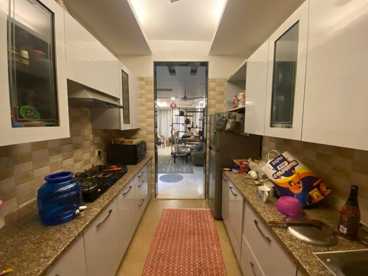 Kitchen, bptp-parkland 3 Bedroom 250 Sq.Yd. Builder Floor In Sector 75 Faridabad 7375492