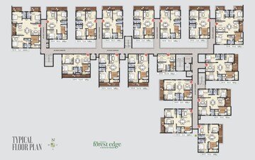 Floor Plan in 2 BHK Apartment at Canny Forest Edge, Bachupally – for Sale