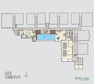 Floor Plan in 3 BHK Apartment at Canny Forest Edge, Bachupally – for Sale