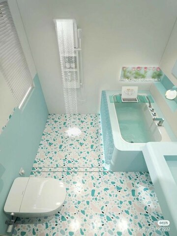 Bathroom in 2 BHK Independent House at Mohabbewala – for Sale