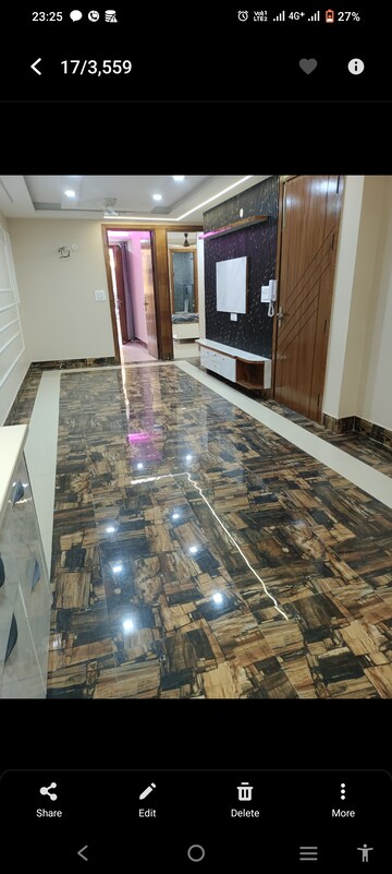 Balcony in 4 BHK Builder Floor at Mahavir Enclave – for Sale