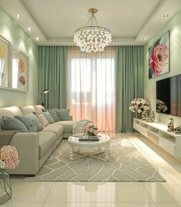 Living Room in 2 BHK Independent House at Mohabbewala – for Sale