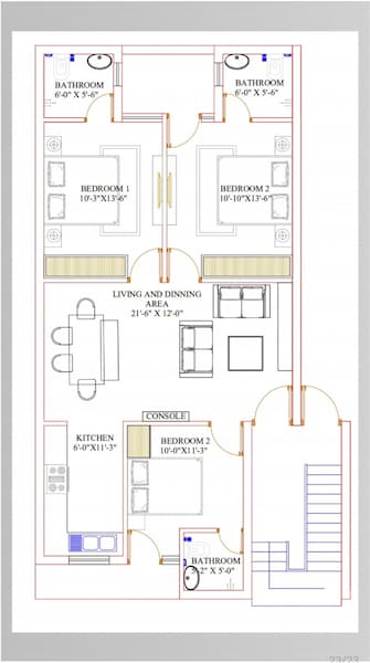 3 BHK Builder Floor For Resale in Sector 123 Mohali  7377023