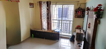 Living Room in 1 BHK Apartment at Vijay Galaxy, Waghbil – for Sale