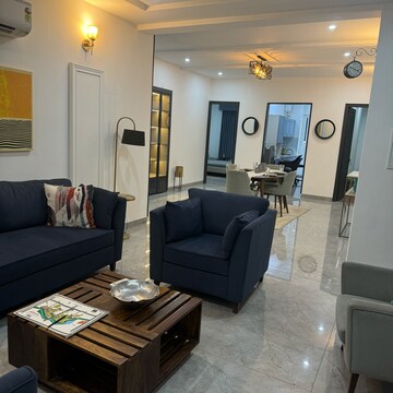 Living Room in 3 BHK Builder Floor at Manohar Singh Palm Residency, Mullanpur – for Sale