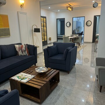 Living Room in 3 BHK Builder Floor at Manohar Singh Palm Residency, Mullanpur – for Sale