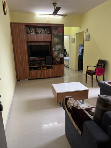 Living Room in 1 BHK Apartment at Vijay Galaxy, Waghbil – for Sale