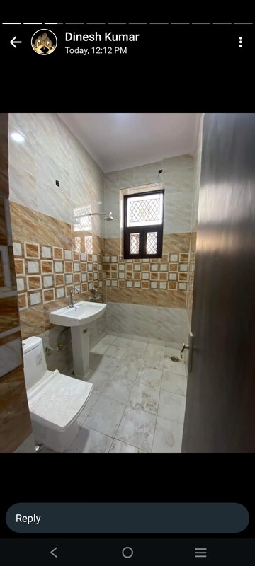 Bathroom in 3 BHK Builder Floor at Green Fields Colony – for Sale
