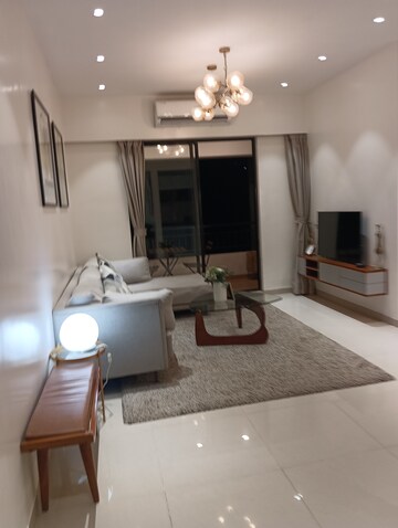 Living Room in 2 BHK Apartment at Shapoorji Pallonji Joyville Celestia, Hadapsar – for Sale