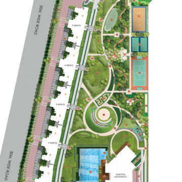 3.5 BHK Apartment – Map Location View at ATS Homekraft Pious Orchards, Sector 150 - for Sale