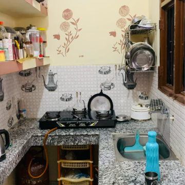 Living Room in 1 BHK Independent House at Baltana – for Sale