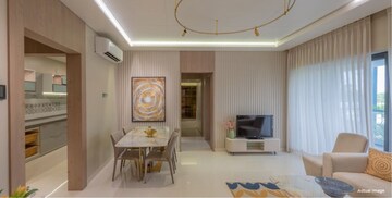 Living Room in 3 BHK Apartment at Magarpatta City – for Sale