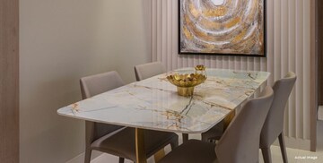 Living Room in 3 BHK Apartment at Magarpatta City – for Sale
