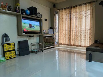 Living Room in 2 BHK Apartment at Velocity Hill Spring, Ghodbunder Road – for Sale