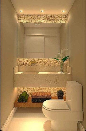 Attached Bathroom in 3 BHK Builder Floor at Pitampura – for Sale