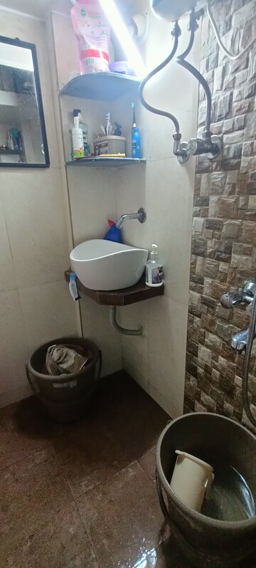 Bathroom in 1 BHK Apartment at Shreeji Sea View, Bhayandar East – for Sale