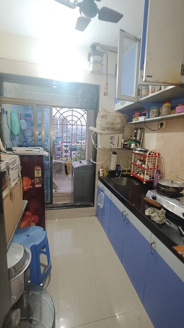 Kitchen in 1 BHK Apartment at Shree Rajal Garden, Kopar Khairane – for Sale