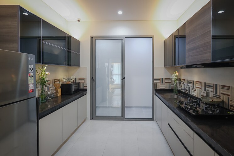 Kitchen, mantra-magnus 3 Bedroom 1055 Sq.Ft. Apartment In Mundhwa Pune 7384825