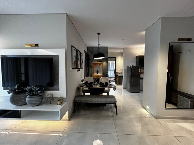 Living Room, mantra-magnus 3 Bedroom 1055 Sq.Ft. Apartment In Mundhwa Pune 7384825