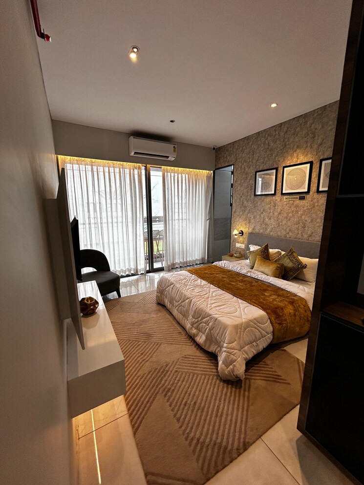 Bedroom, mantra-magnus 3 Bedroom 1055 Sq.Ft. Apartment In Mundhwa Pune 7384825