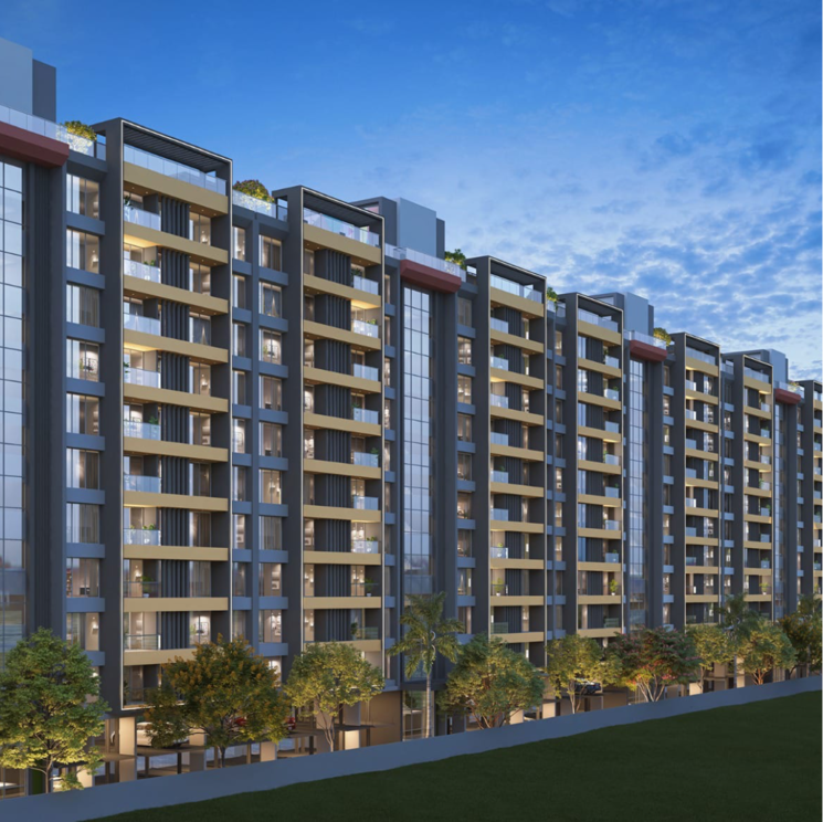 Exterior View, millennium-falcon 3 Bedroom 1100 Sq.Ft. Apartment In Tathawade Pune 7385504