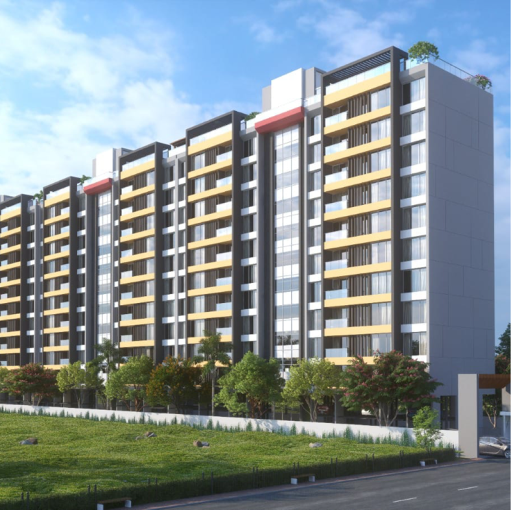 Exterior View, millennium-falcon 3 Bedroom 1100 Sq.Ft. Apartment In Tathawade Pune 7385504
