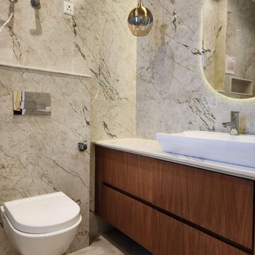 Bathroom in 4 BHK Builder Floor at Anant Raj Estate The Villas, Sector 60 – for Sale