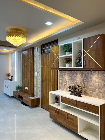 Living Room in 3 BHK Apartment at Emaar The Palm Springs, Sector 54 – for Sale