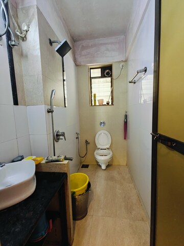 Bathroom in 2 BHK Apartment at Ashar Axis, Majiwada – for Sale