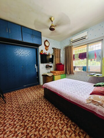 Bedroom in 2 BHK Apartment at Ashar Axis, Majiwada – for Sale