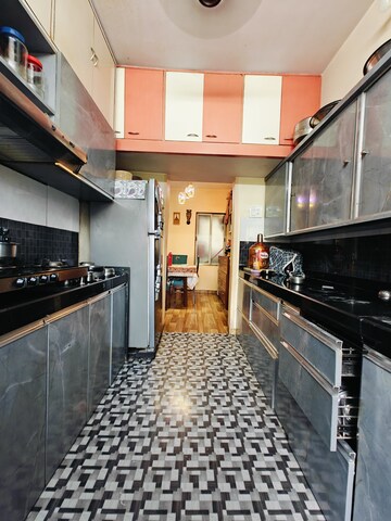 Kitchen in 2 BHK Apartment at Ashar Axis, Majiwada – for Sale