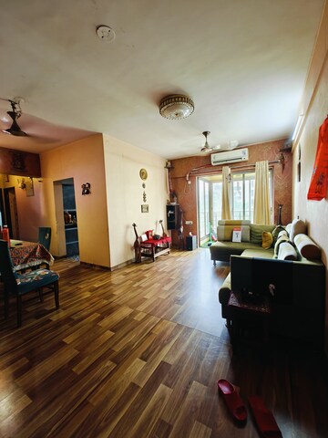 Living Room in 2 BHK Apartment at Ashar Axis, Majiwada – for Sale