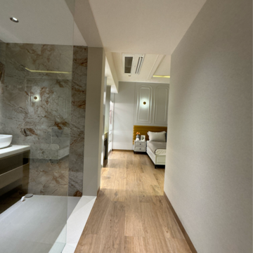 Building Lobby in 2 BHK Apartment at Dosti Eden, Chitalsar – for Sale