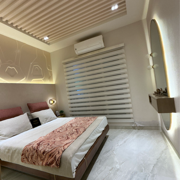 Bedroom, dosti-eden 2 Bedroom 650 Sq.Ft. Apartment In Chitalsar Thane 7387857