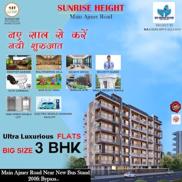 3 BHK Builder Floor For Resale in Ajmer Road Jaipur  7388270