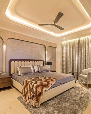 Bedroom in 3 BHK Apartment at Samanvay Atlantica, Vaishali Nagar – for Sale