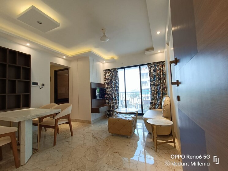 Living Room, tharwani-akashat 3 Bedroom 1125 Sq.Ft. Apartment In Titwala Thane 7389030