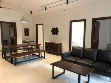 Living Room in 4 BHK Apartment at Prestige High Fields, Gachibowli – for Sale
