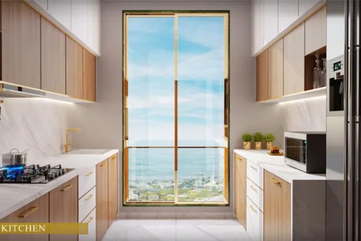Kitchen, alamdar-the-auro 2 Bedroom 891 Sq.Ft. Apartment In Lower Parel Mumbai 7389407