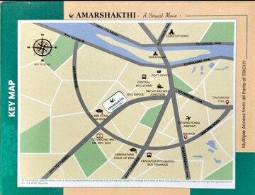  Plot – Map Location View at Tiruchirappalli - for Sale