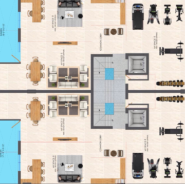 Floor Plan in 3 BHK Builder Floor at Raj One Good Earth, Fazilpur Jharsa – for Sale