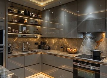 Kitchen in 3 BHK Apartment at Sector 12 Dwarka – for Sale
