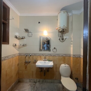 Bathroom in 3 BHK Builder Floor at Malviya Nagar – for Sale
