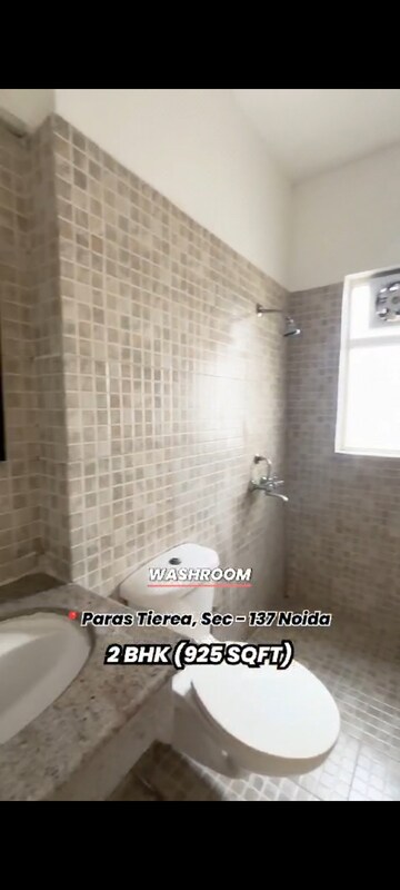 Bathroom in 2 BHK Apartment at Paras Tierea, Sector 137 – for Sale