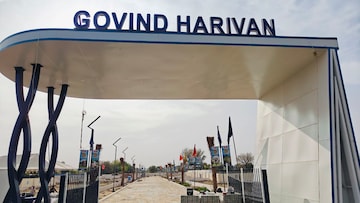  Plot – Exterior View View at High Govind Harivan, Lakhna - for Sale
