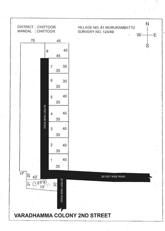 Plot For Resale in Murukambattu Chittoor  7391750