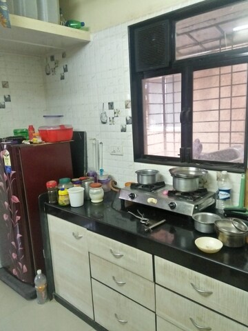 Kitchen in 1 BHK Apartment at Kshitij CHS, Goregaon East – for Sale